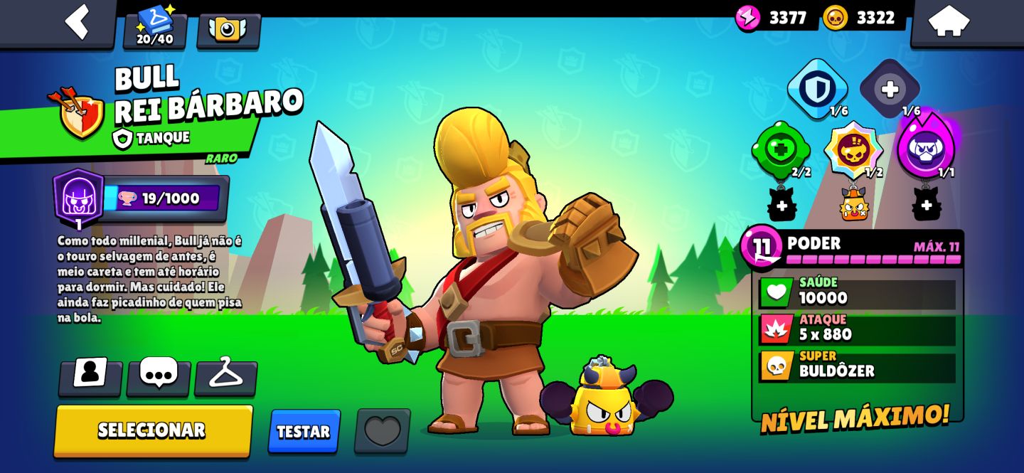 CONTA DE BRAWL STARS COM MUITAS SKINS