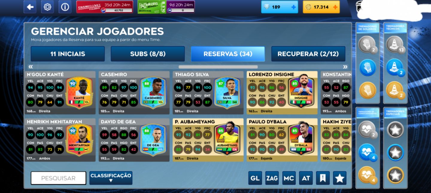 Conta rara de Dls com vários jogadores e 10 agentes lendários!
