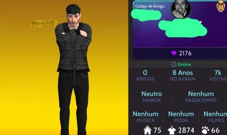 CONTA AVAKIN LIFE MUITOS ITENS RAROS