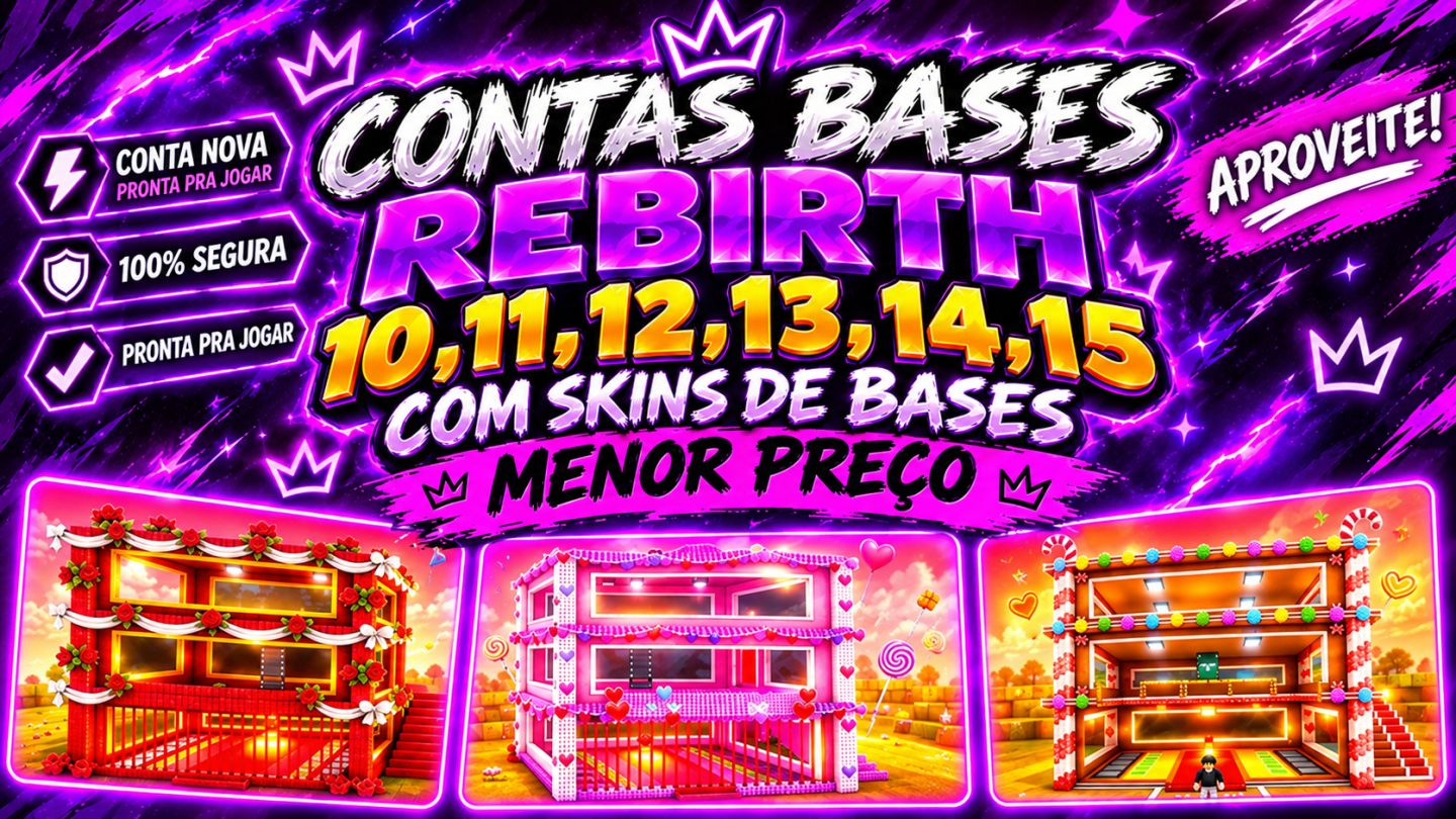 CONTAS BASES REBIRTH COM SKIN DE BASE