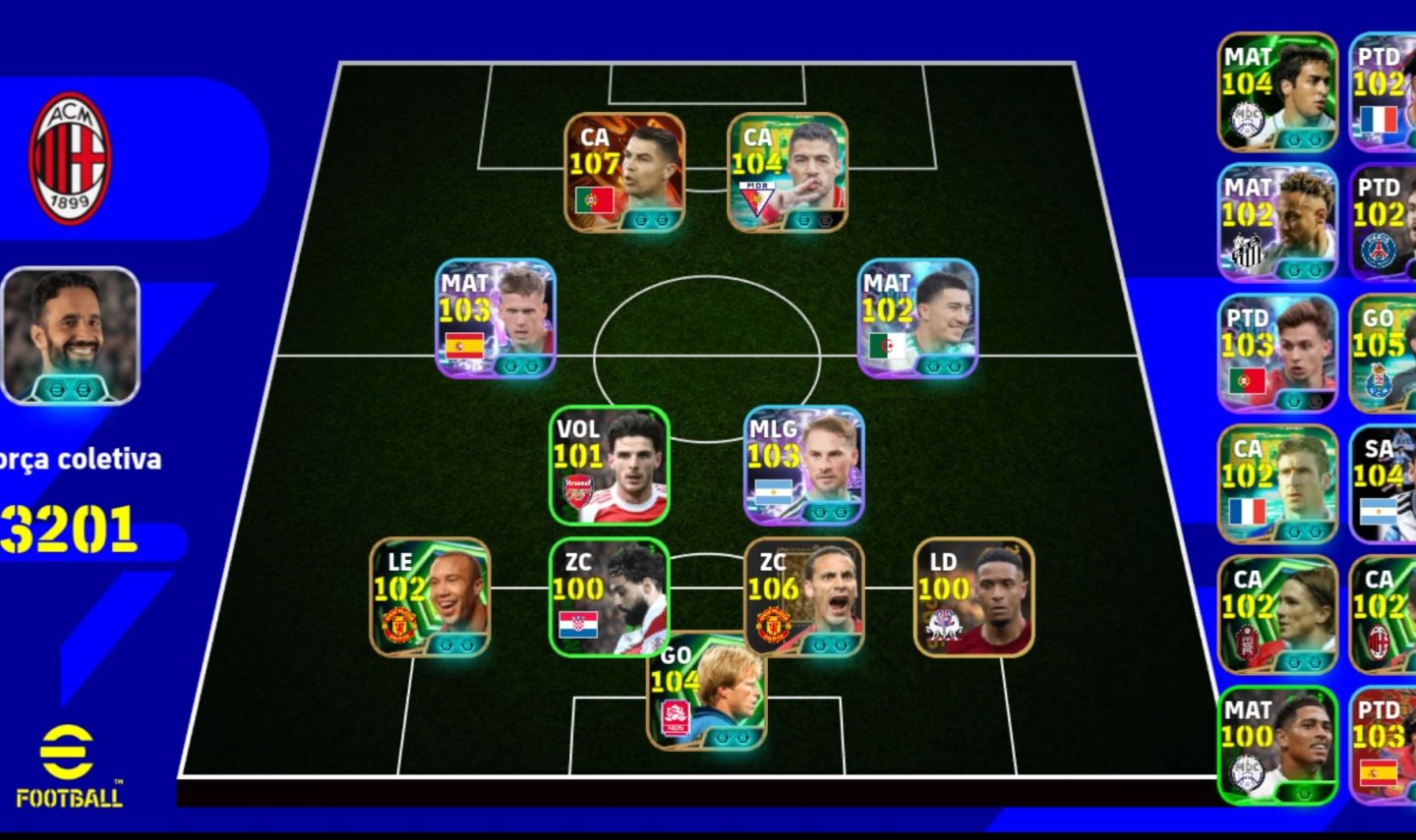 Conta Efootball Para começar Bem Com CR7 big time