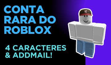 [MELHOR PREÇO!] CONTA ANTIGA RARA DE 2014 NICK 4 CARACTERES E ADDMAIL DO ROBLOX!