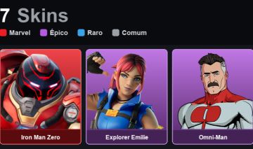 Conta 6 Skins - IRON MAN ZERO - OMNIMAN