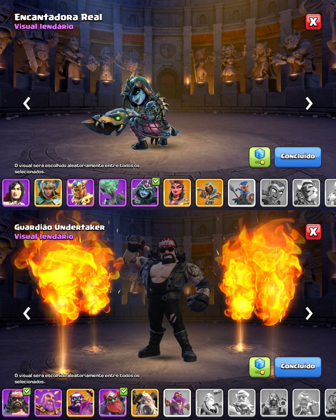 CV18 FUUL SET COMPLETO WWE + SKIN EXCLUSIVA DO REI