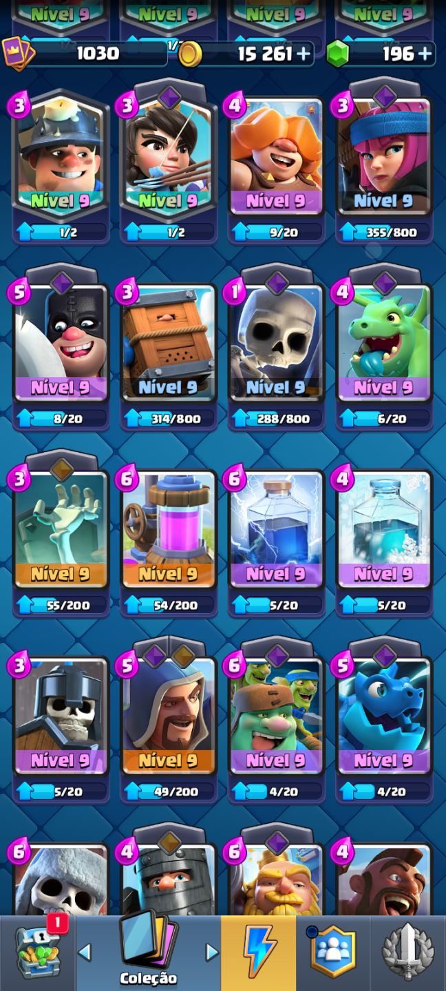 CONTA CLASH ROYALE - ARENA 16
