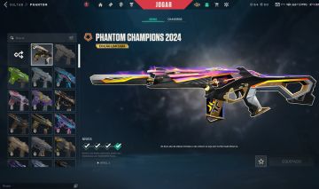 Conta valorant nivel 45 com 11 skins de passe + 4 raras(aberto a negociacao)