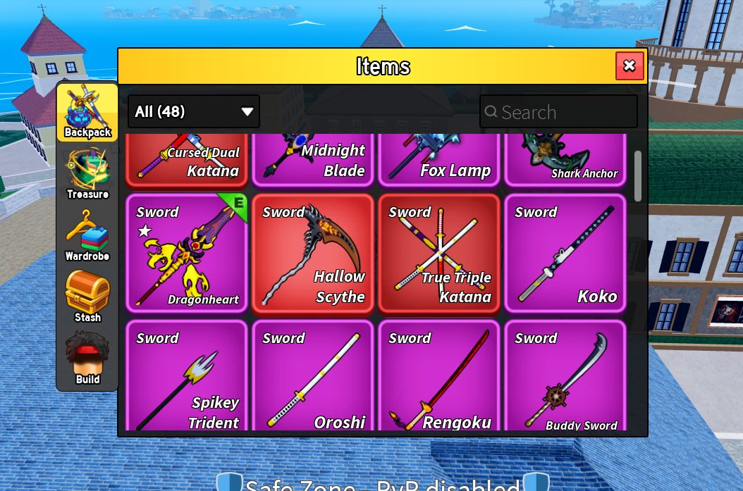 Conta Roblox/blox fruits impecavel com quase todas as frutas permanentes