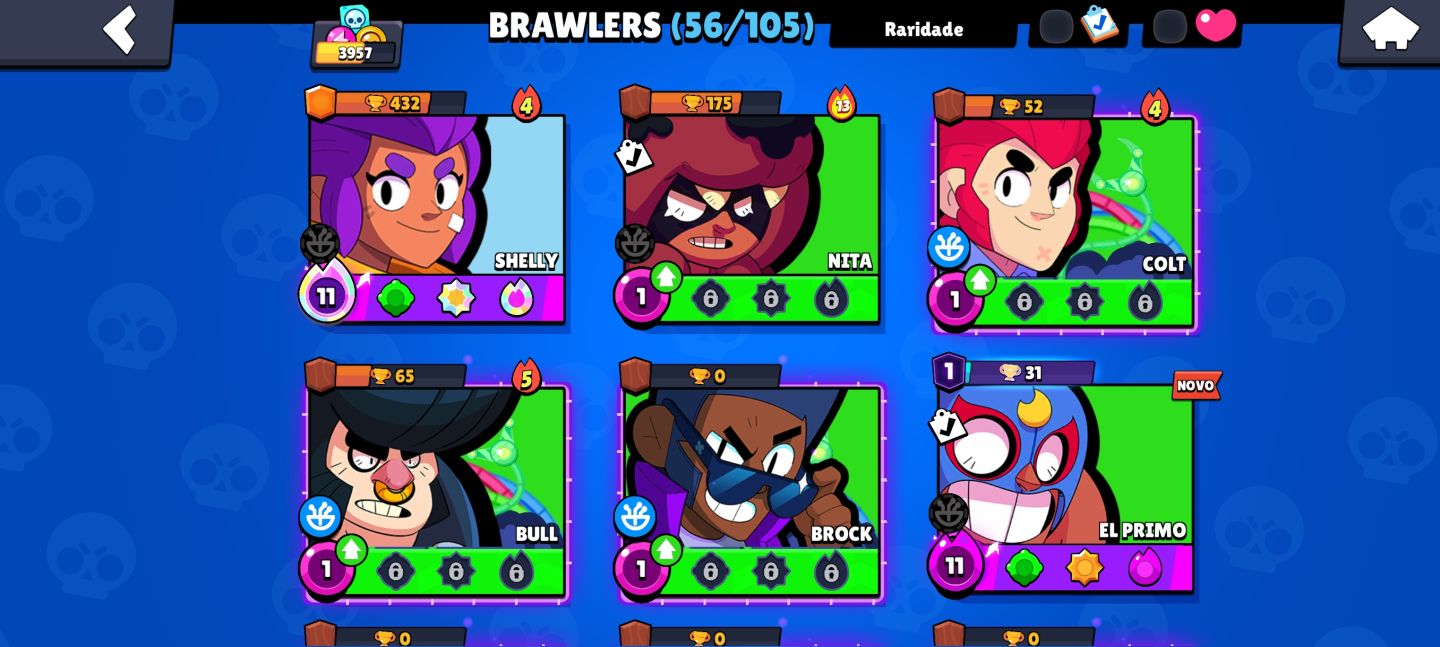 Conta Brawl Stars| Super barato|com ótimos personagens e muito recursos.