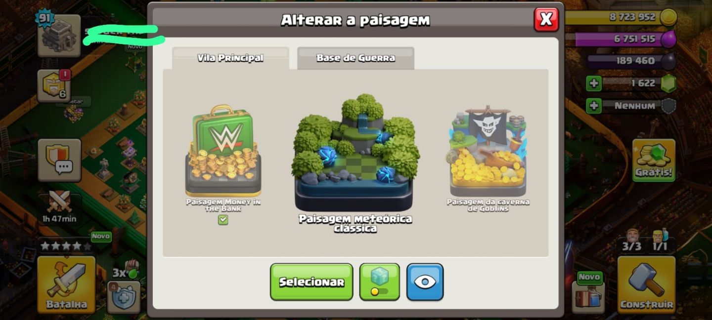 [ CV 9 COM PERFIL LENDÁRIO ANTIGO, SUPER RARO / SKINS E PAISAGEM WWE / RARIDADE