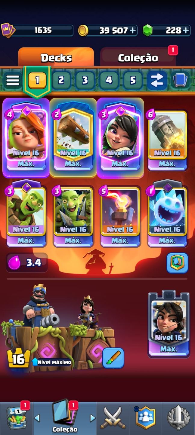 Conta de clash royale top, bem upada, alto nível e pronto pra uso.