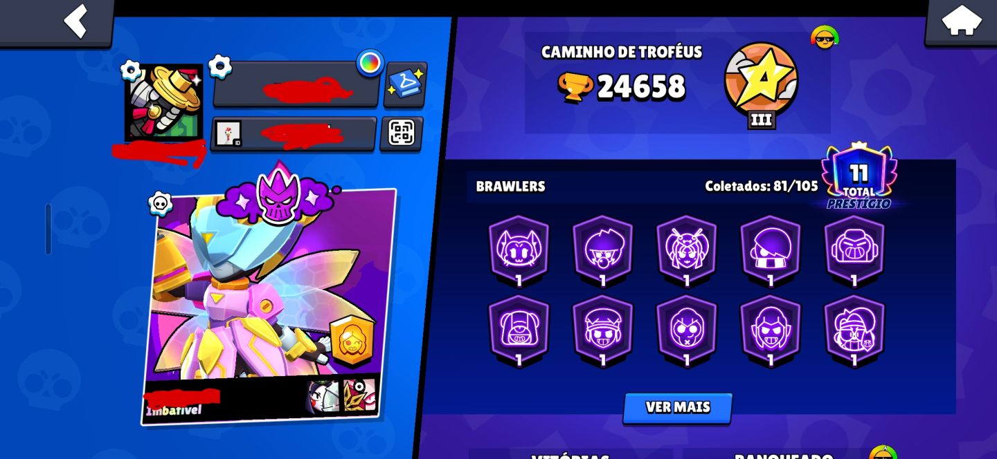 CONTA BRAWL A VENDA 24K DE TROFÉUS