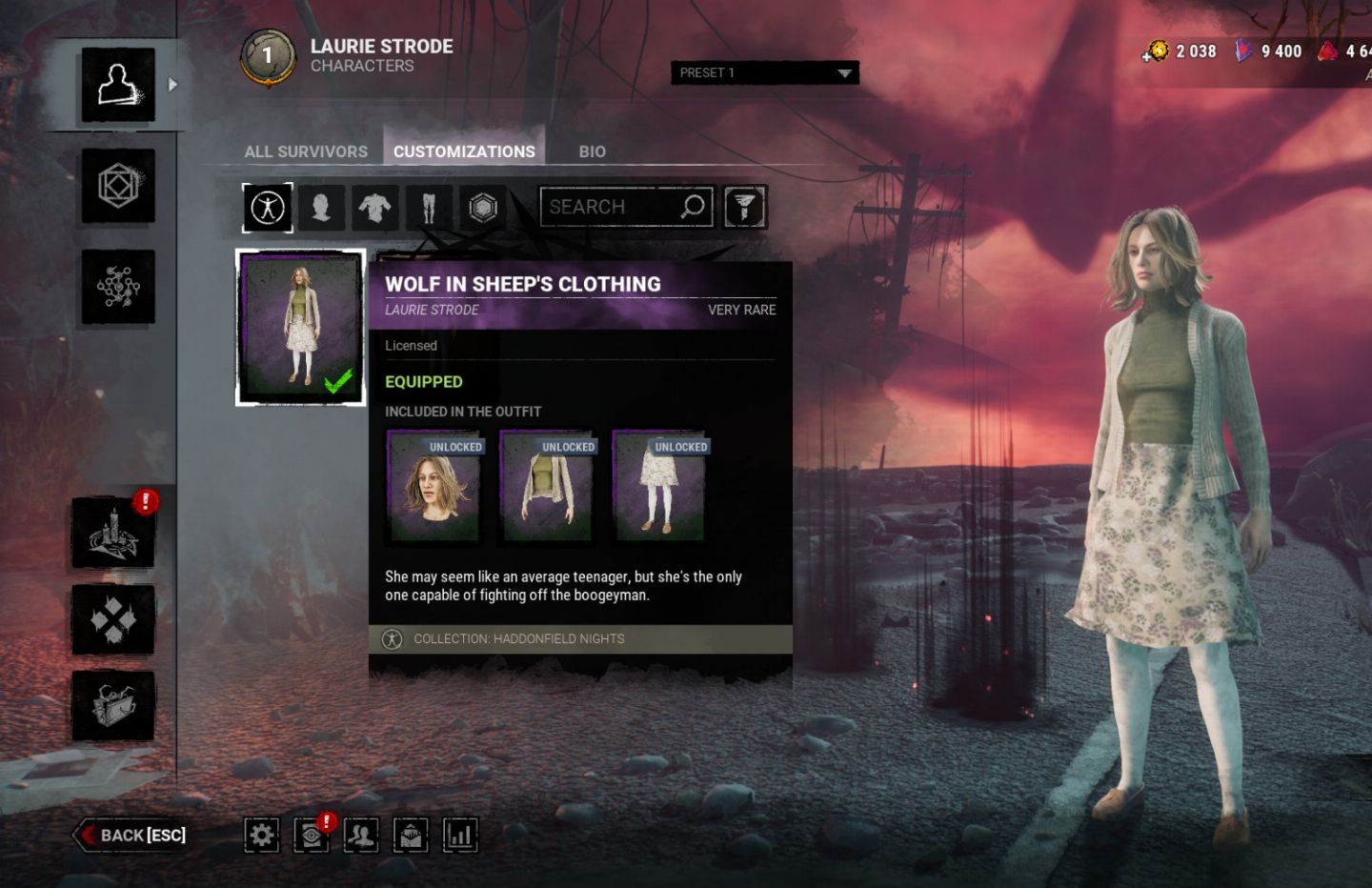 Conta dead by daylight 2021 rara