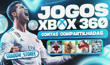 Jogos de Xbox 360 - Contas Compartilhadas