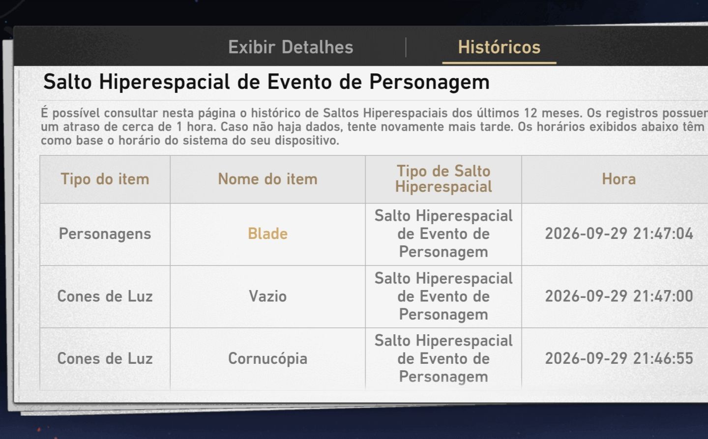 Conta Honkai garantido + 40 giros, benção ativa, 7 limitados + cones