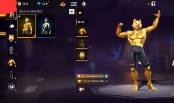 Conta de free fire lvl 3 com conjunto catiorão + troca nick + 90 diamantes
