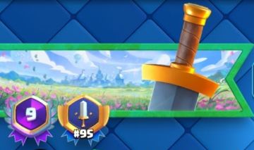 Conta de Clash Royale com emblema de top 100 mundial, cartas fulls, unico dono