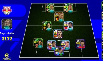 Conta efootball Mobile Éden Hazard 109 + Ronaldinho 104 + Totti 105