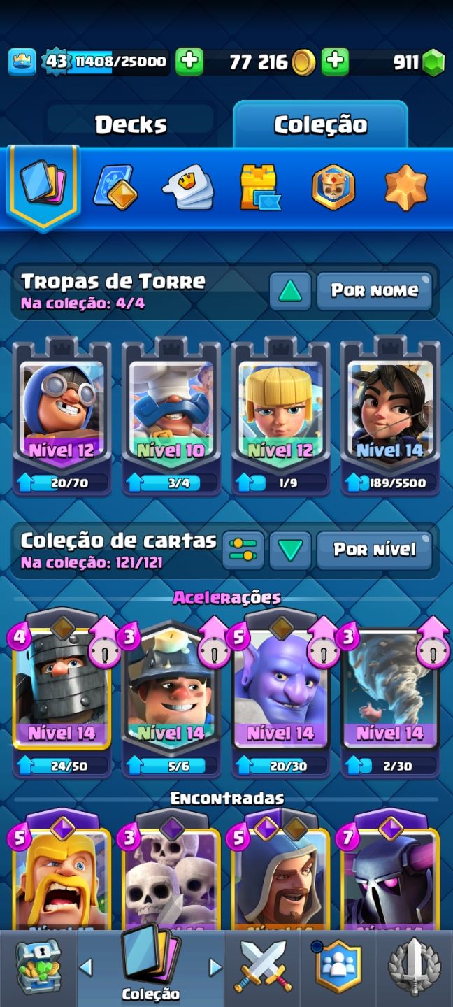 Conta Clash Royale + Brawl stars