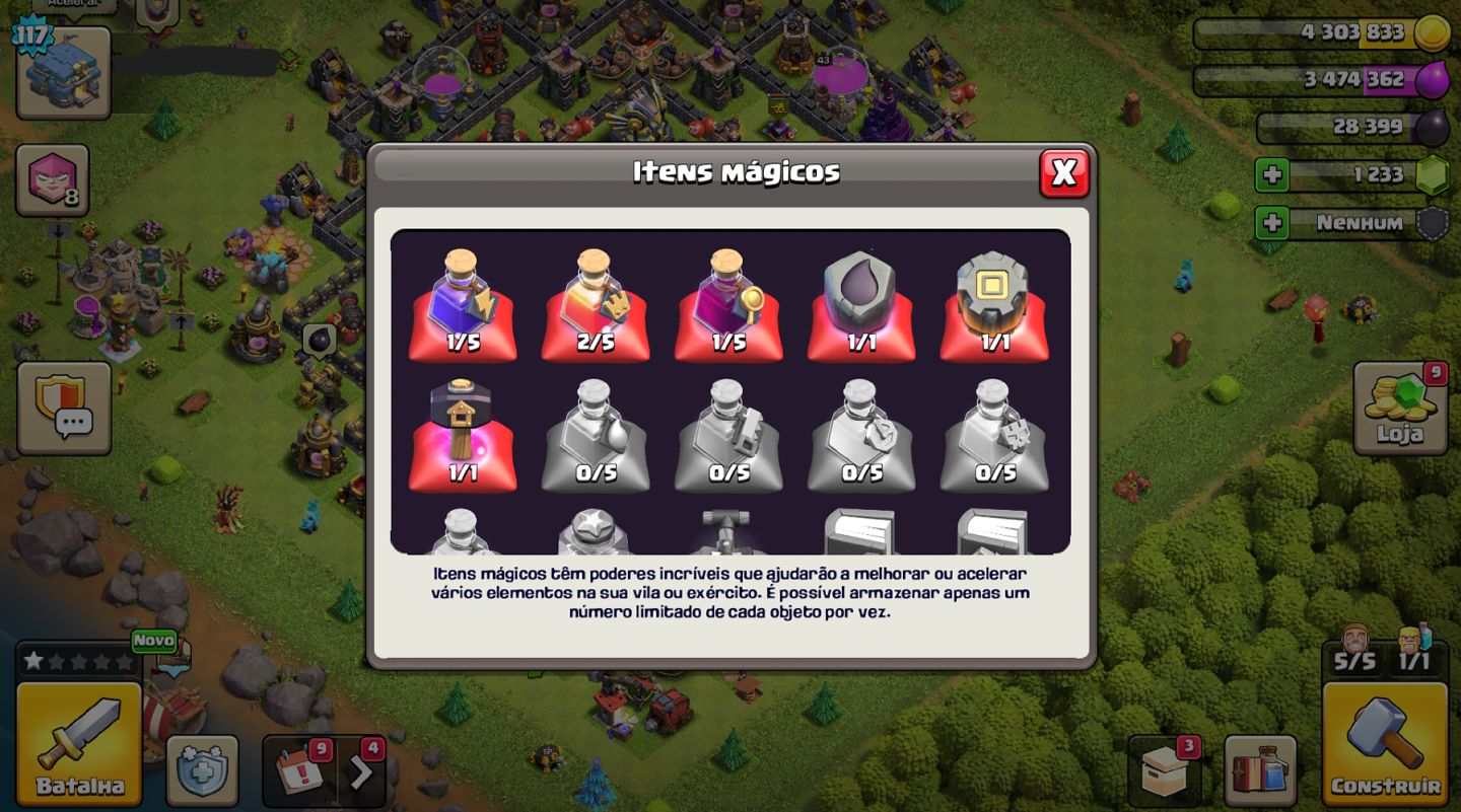 Conta Clash of clans abandonada