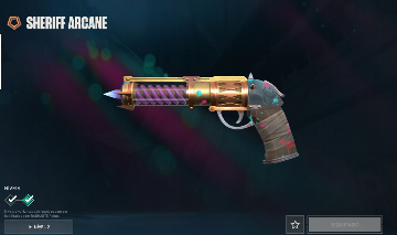 Conta valorant com SHERIF ARCANE, karambit VCT, lvl 402, 2k gastos
