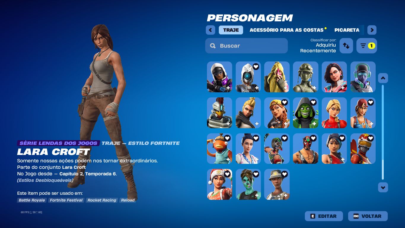 Conta FORTNITE a venda season 5, Skins antigas e Picaretas.