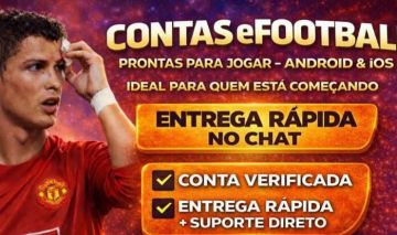 CONTA INICIANTE DE EFOOTEBOLL BOM E BARATO