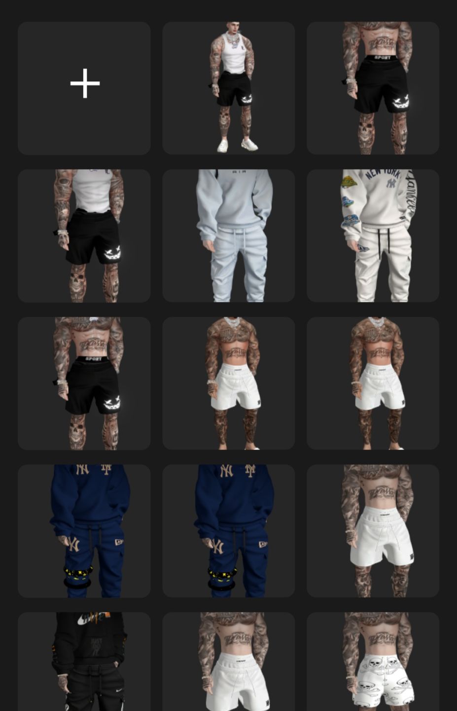 CONTA IMVU MASCULINA RICA COM MAIS DE 30 ACESSÓRIOS E VESTUÁRIO