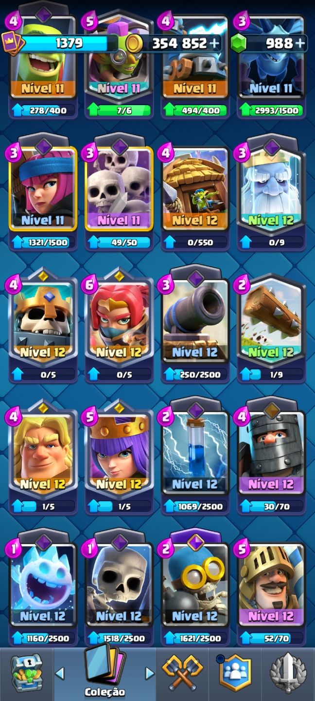 Conta clash royale com 8060 trofeus LEIA A DESCRIÇÃO