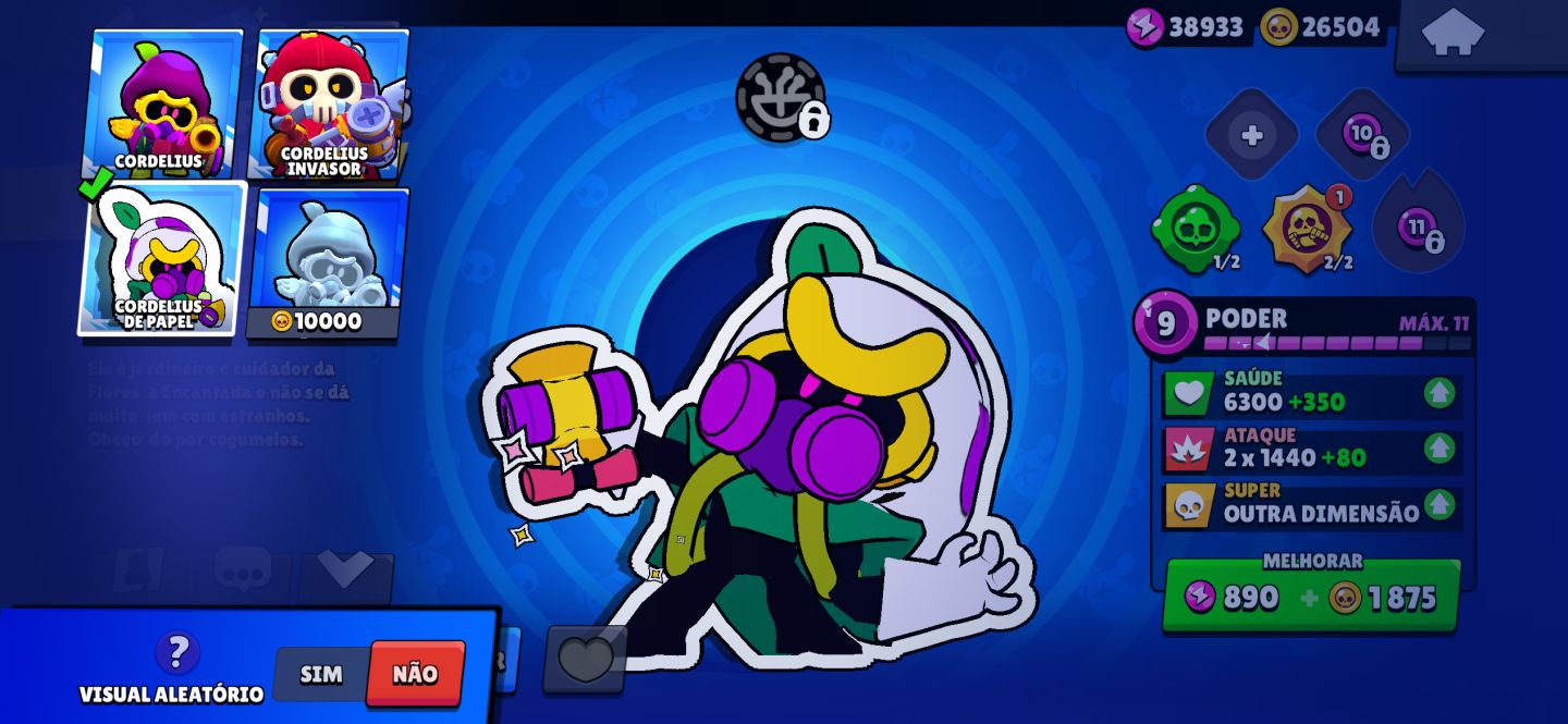 101/105 Brawlers | 51 Hipercargas | 26K Coins | 40.400 Troféus