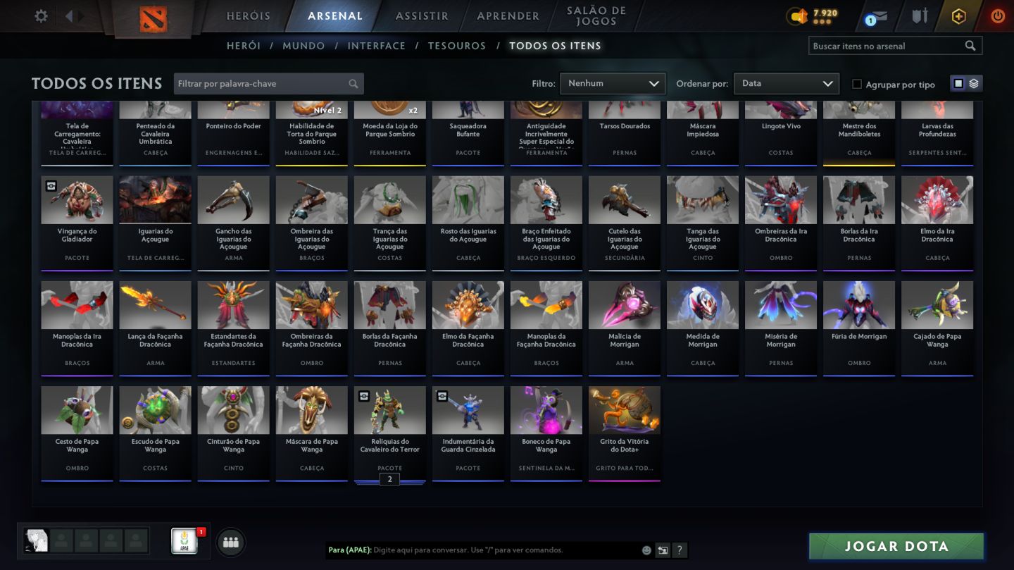 CONTA ARCONTE 3 - DOTA 2 2k.760 MMR - 11.390/11.390 BEHAVIOR