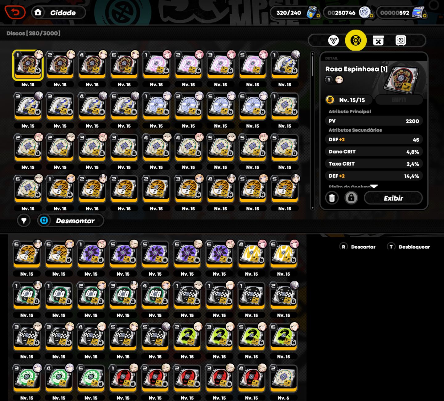 Conta ZZZ - 16 personagens Tier S e 7 armas tier S