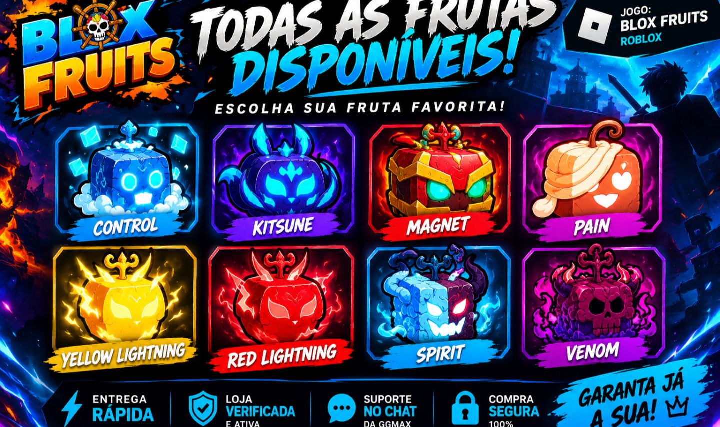 Blox Fruits | Frutas e skins Raras para Venda | arcsteel, Kitsune, red e Mais!