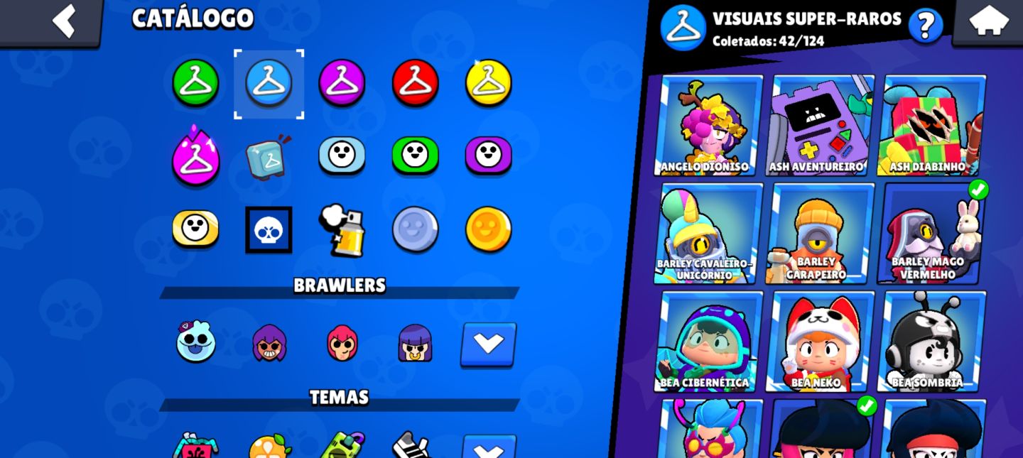 CONTA DE BRAWL STARS 25K DE TROFÉUS 82 BRAWLERS