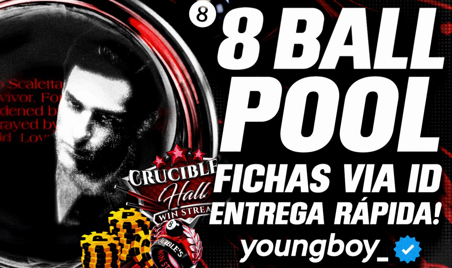 [MENOR PREÇO] - FICHAS 8 BALL POOL (1,7M/2,3M/3M/4,7M/6,3M/8M) - FICHAS VIA ID