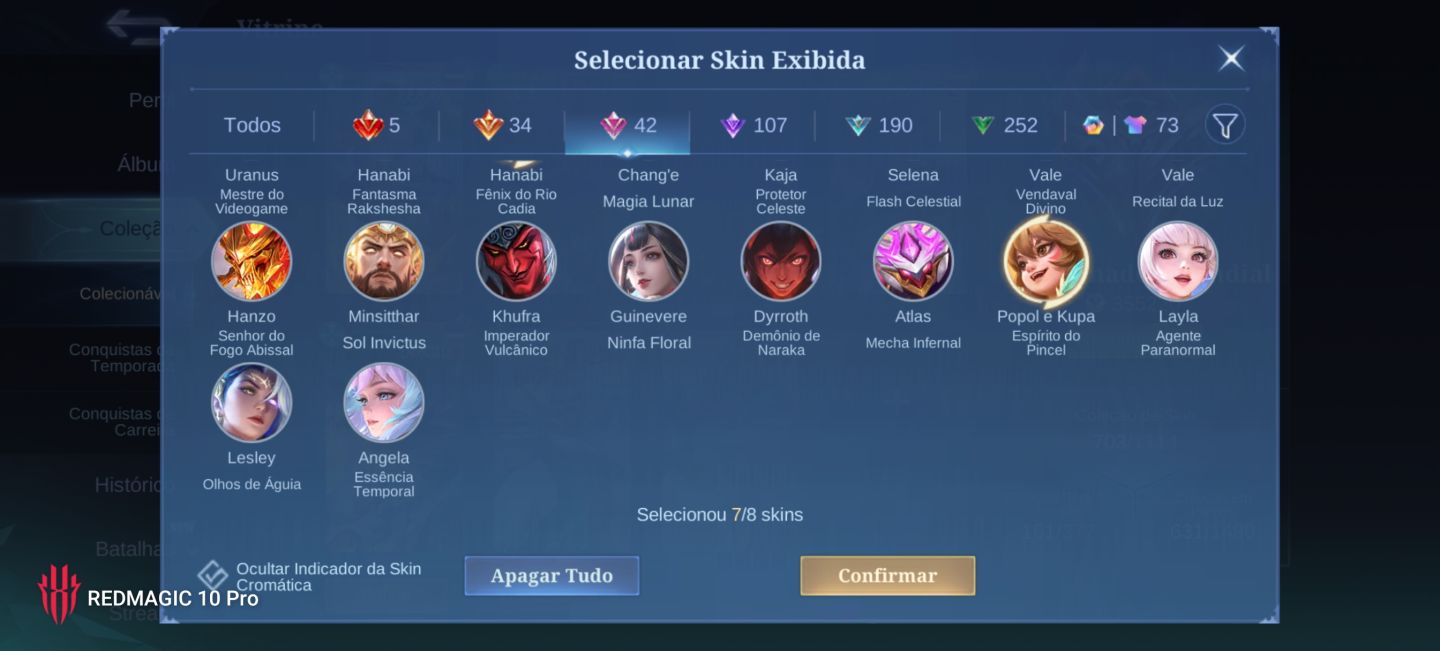 Conta Colecionador Mundial +700 skins