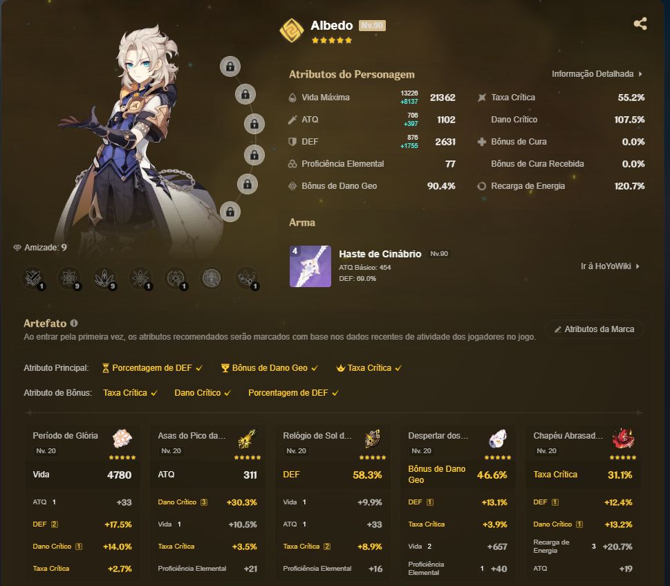 Conta Veterana Genshin Impact (Servidor América) AR 60 + Honkai Star Rail Bonus