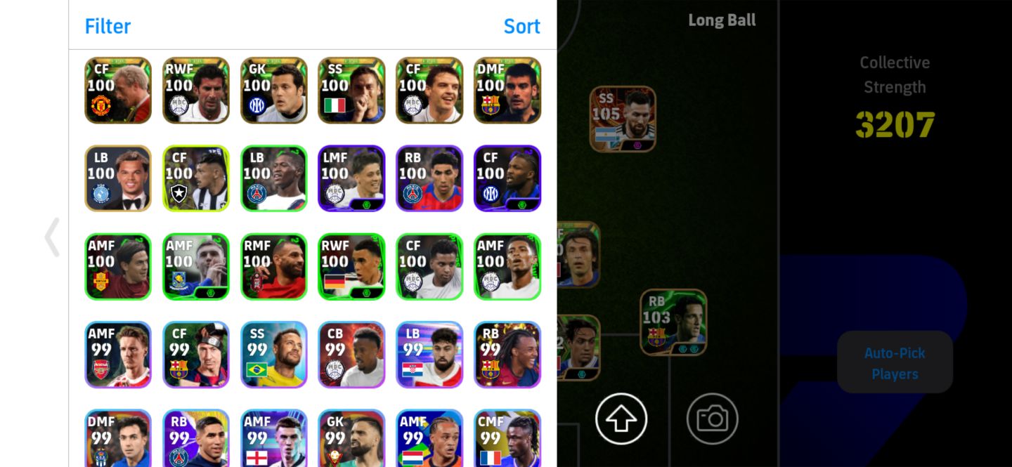 Conta Efootball Mobile RARA, RARÍSSIMA (Konami ID perdido, somente Game Center)