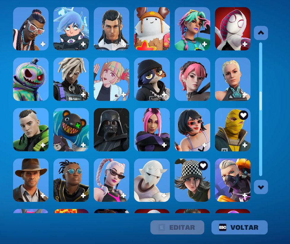 Conta epic focada no fortnite