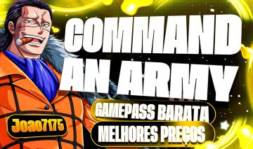 COMMAND AN ARMY ROBLOX - COMANDE UM EXERCITO (GAMEPASS PASSES) CA