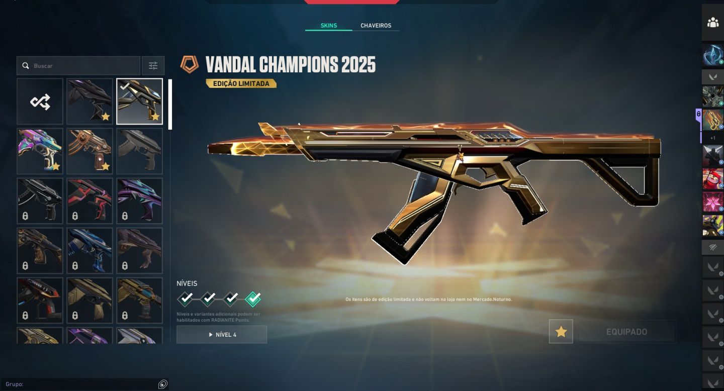 Conta LIMITADA - com 3 champions
