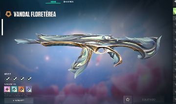 CONTA VALORANT GOLD COM SKINS - VANDAL, PHANTOM, CLASSIC, PERFEITA PARA SMURF