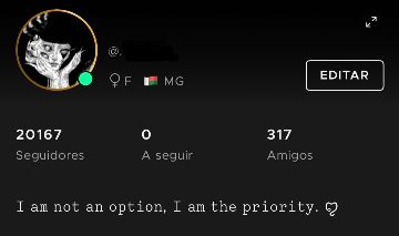 CONTA COM NICK DE 6 letras e 20k de seguidores!