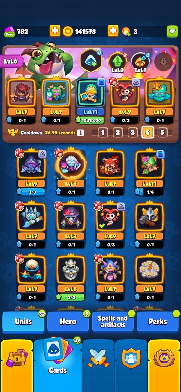 CONTA RUSH ROYALE ÓTIMA PARA NOVOS JOGADORES.