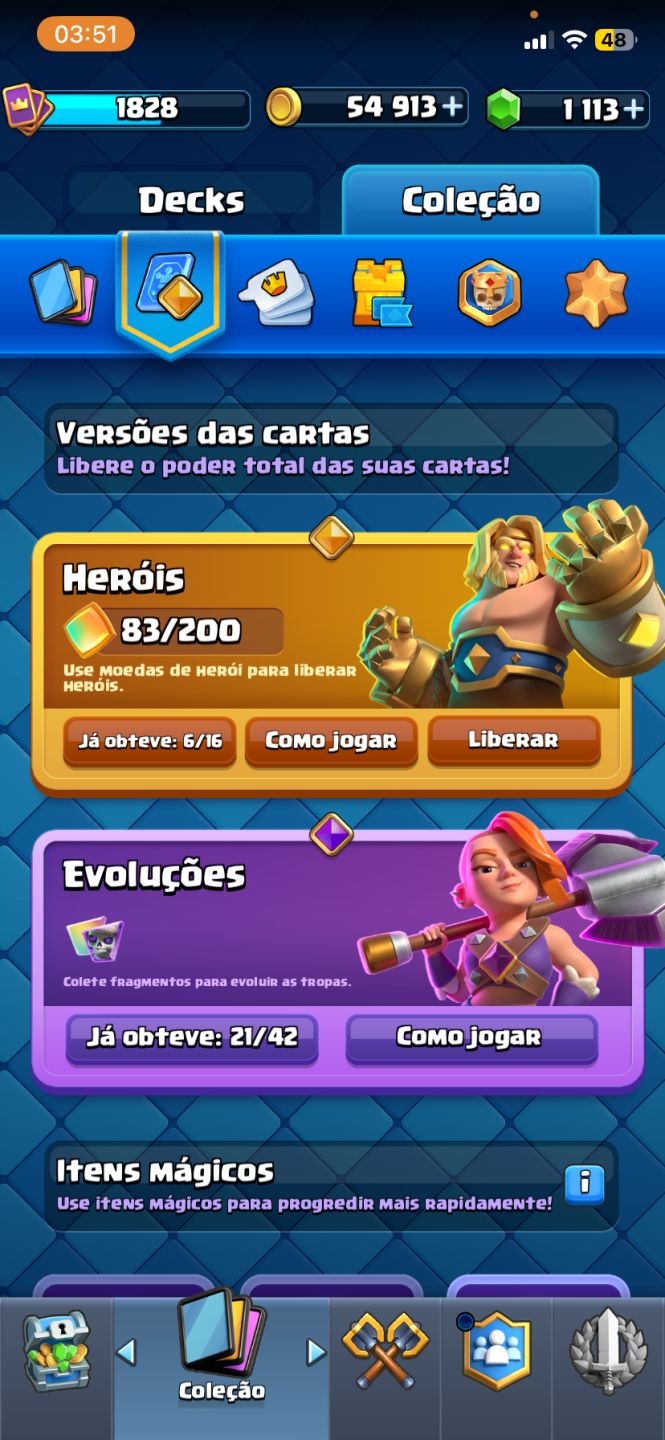 Conta Clash Royale 9 anos