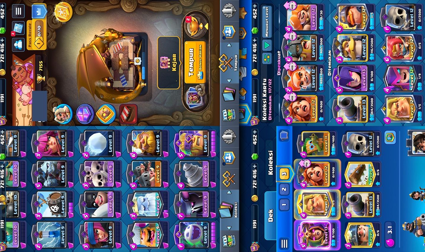 CLASH ROYALE 7155 Troféus | CARTAS LV 12/13 | EVOLUÇÕES | CONTA TOP