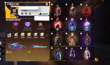 Conta de free Fire gemada full