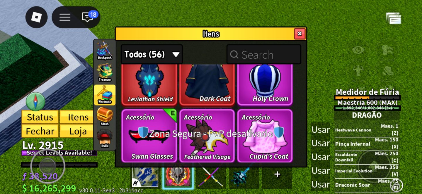 Conta BloxFruit(God)