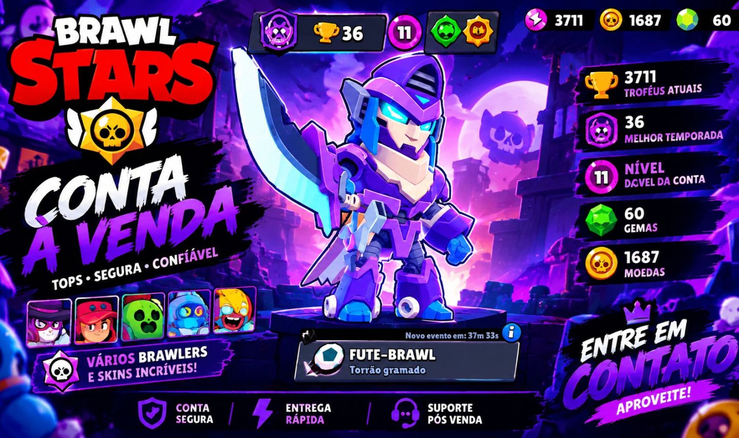 Brawl Stars 7 anos de jogo Completinha