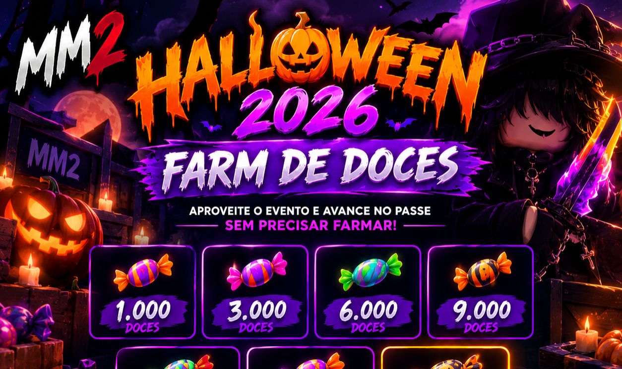 MM2 HALLOWEEN 2026 FARM DE DOCES | ATÉ 18.000 DOCES | MELHOR PREÇO!