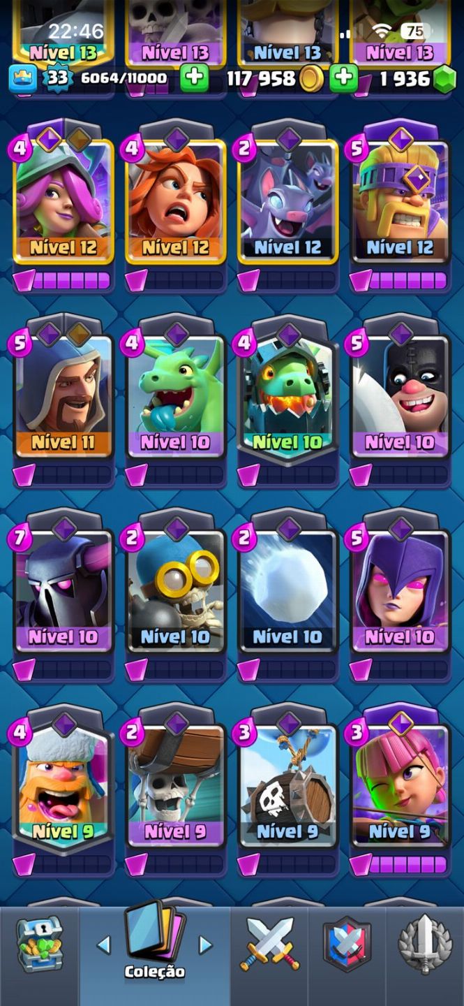CLASH ROYALE | 7000 TROFÉUS | REI 11 | 4 CAMPEÕES | 3 EVOS | 2000 GEMAS
